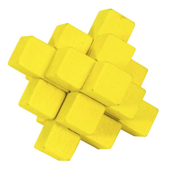 COLOUR 3D PUZZLES - YELLOW